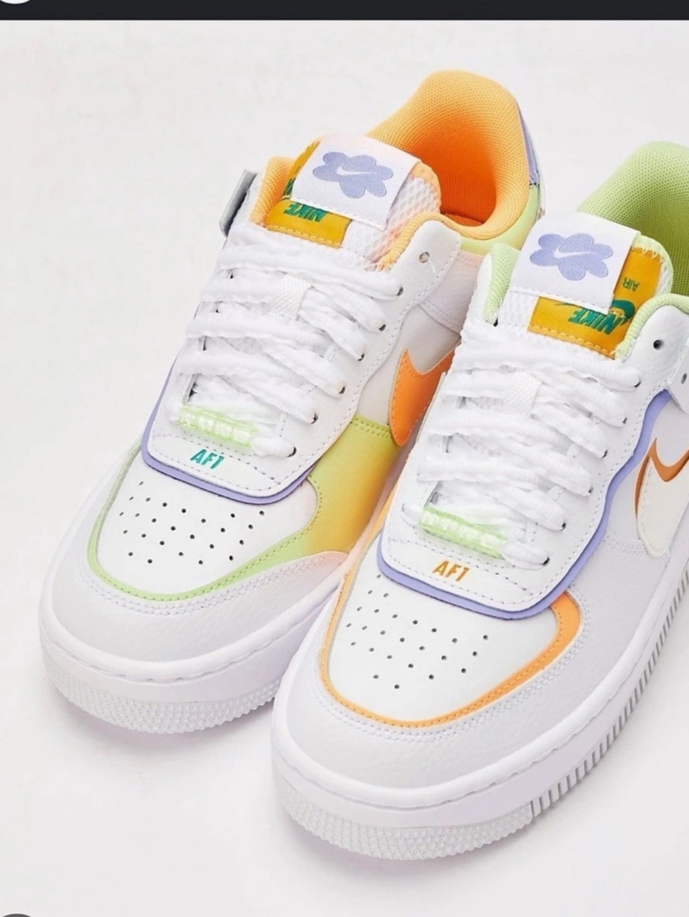 Nike Air Force 1 Shadow Color Block Sneakers US 6.5